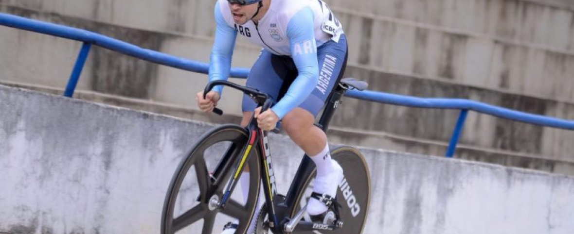 El costero Lucas Vilar representa a la Argentina en el Mundial de Ciclismo de Pista Élite en Chile